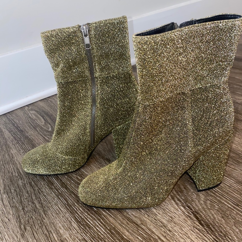 Steve Madden Glitter Ankle Boots
